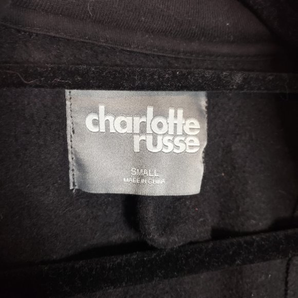 Small Black Charlotte Russe Peacoat - Picture 4 of 7